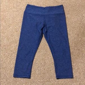 Cropped Blue Leggings